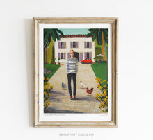 Load image into Gallery viewer, Thurston Cuthbert&#39;s Pilgrimage To Provence Art Print-8.5X 11