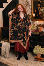 Heart of Gold Goddess Starduster Kimono w/ Sacred Heart