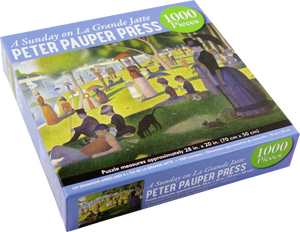 1000 piece puzzle of painting - A Sunday on La Grande Jatte. 