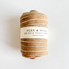 Load image into Gallery viewer, Flax &amp; Twine 3/8&quot; Velvet Ribbon - 30 Yards: Silver