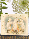 VT009P ~ Little Vintage  Christmas Card with Glitter