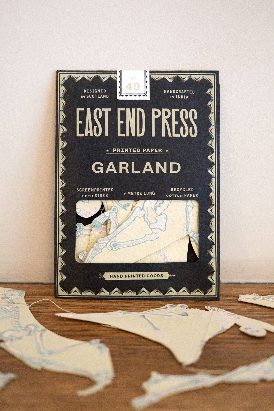 Dancing Skeletons Sewn Garland