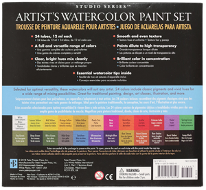 Coffret de peinture aquarelle pour artistes de la série Studio