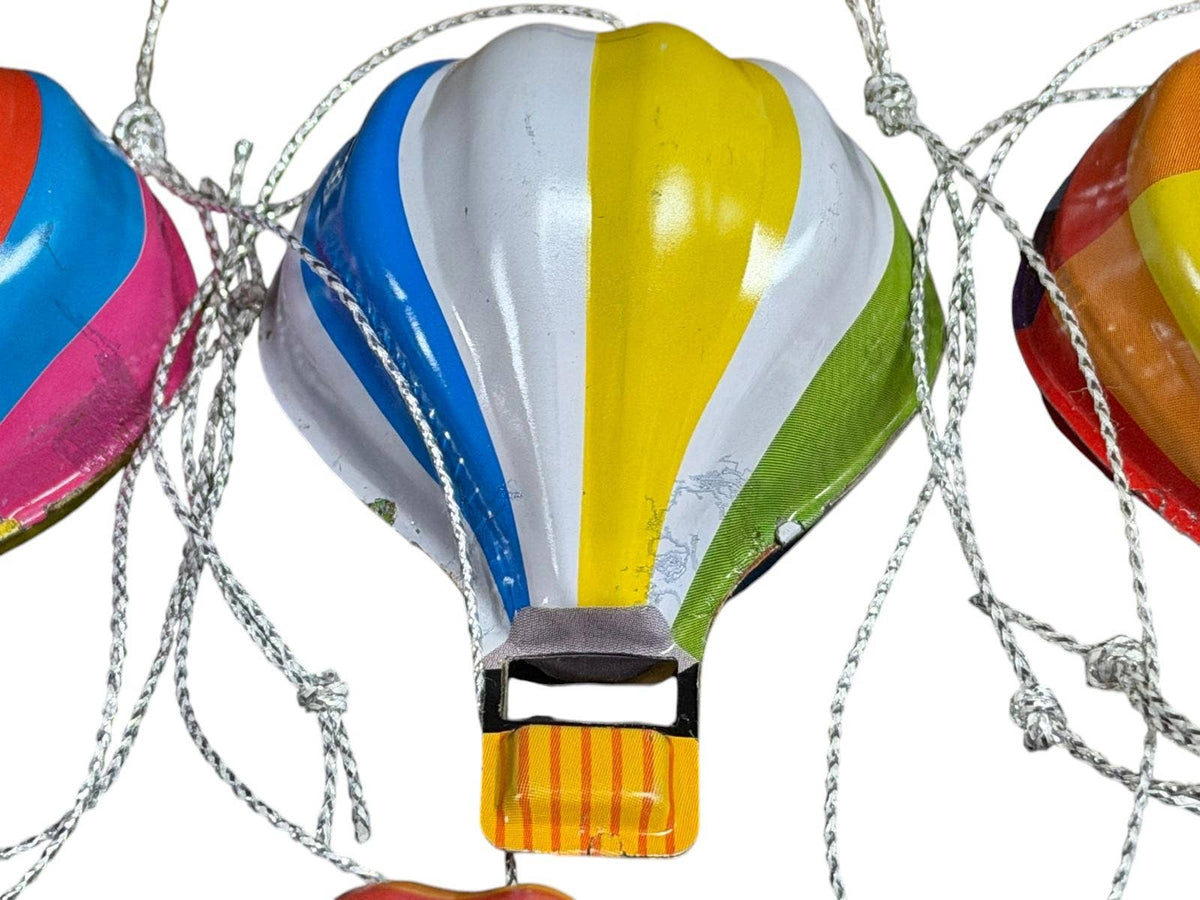 Tinplate Hot Air Balloon Decoration - Box of 10 pcs