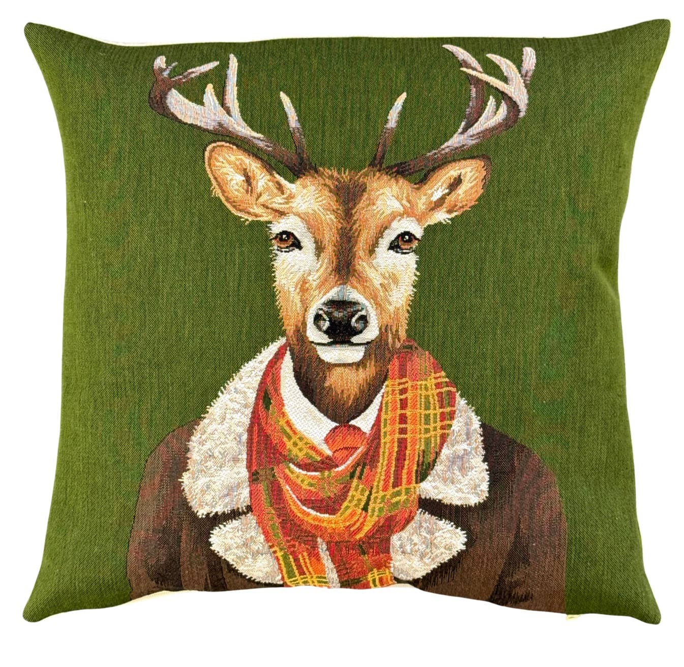 Decorative Pillow Cover anthropomorphic stag