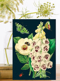 Blank Midnight Botanical Greeting Card