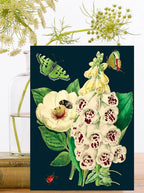 Blank Midnight Botanical Greeting Card
