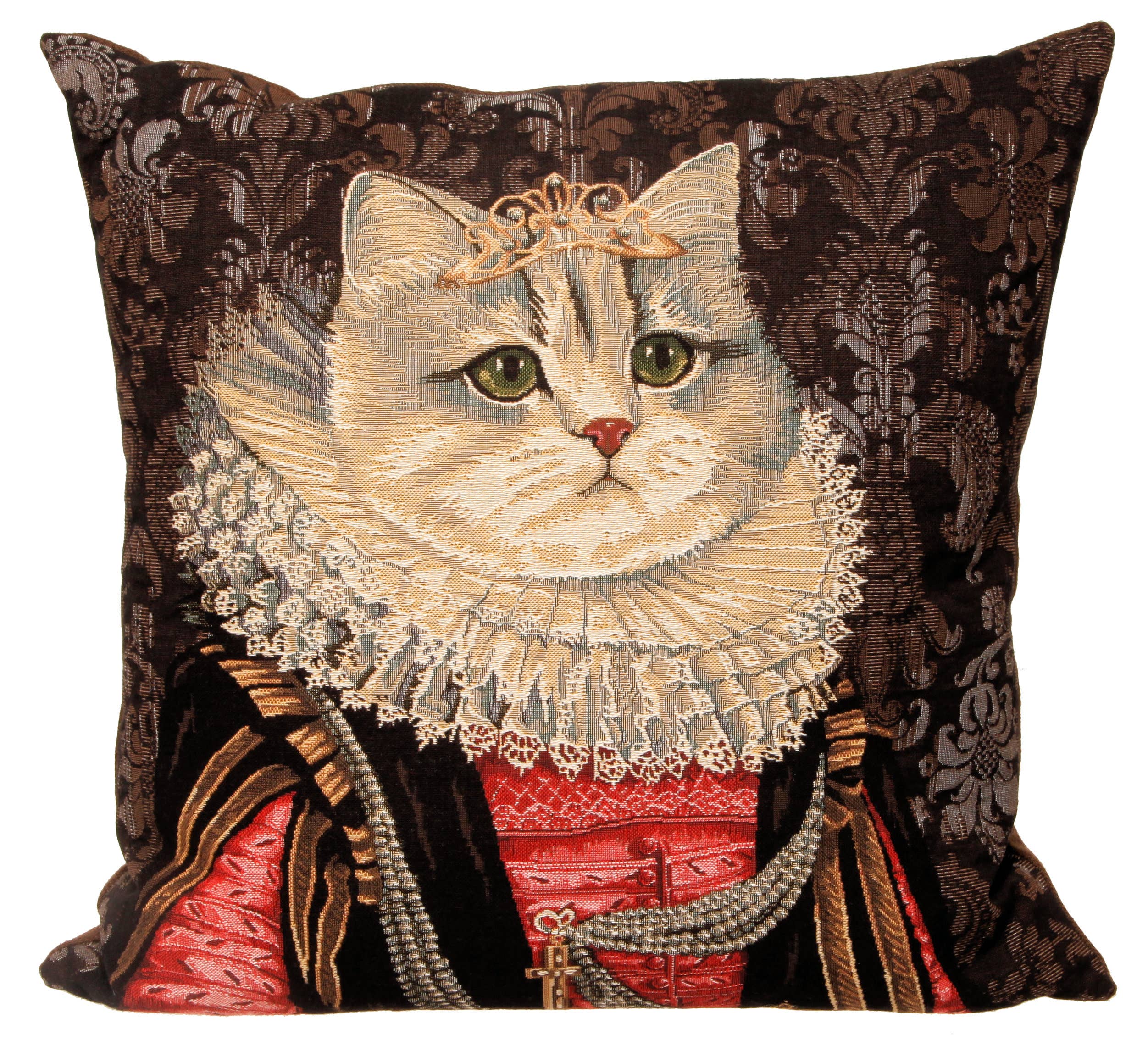 Coussin décoratif en forme de chat