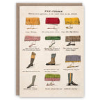 Toe-Tology greeting card