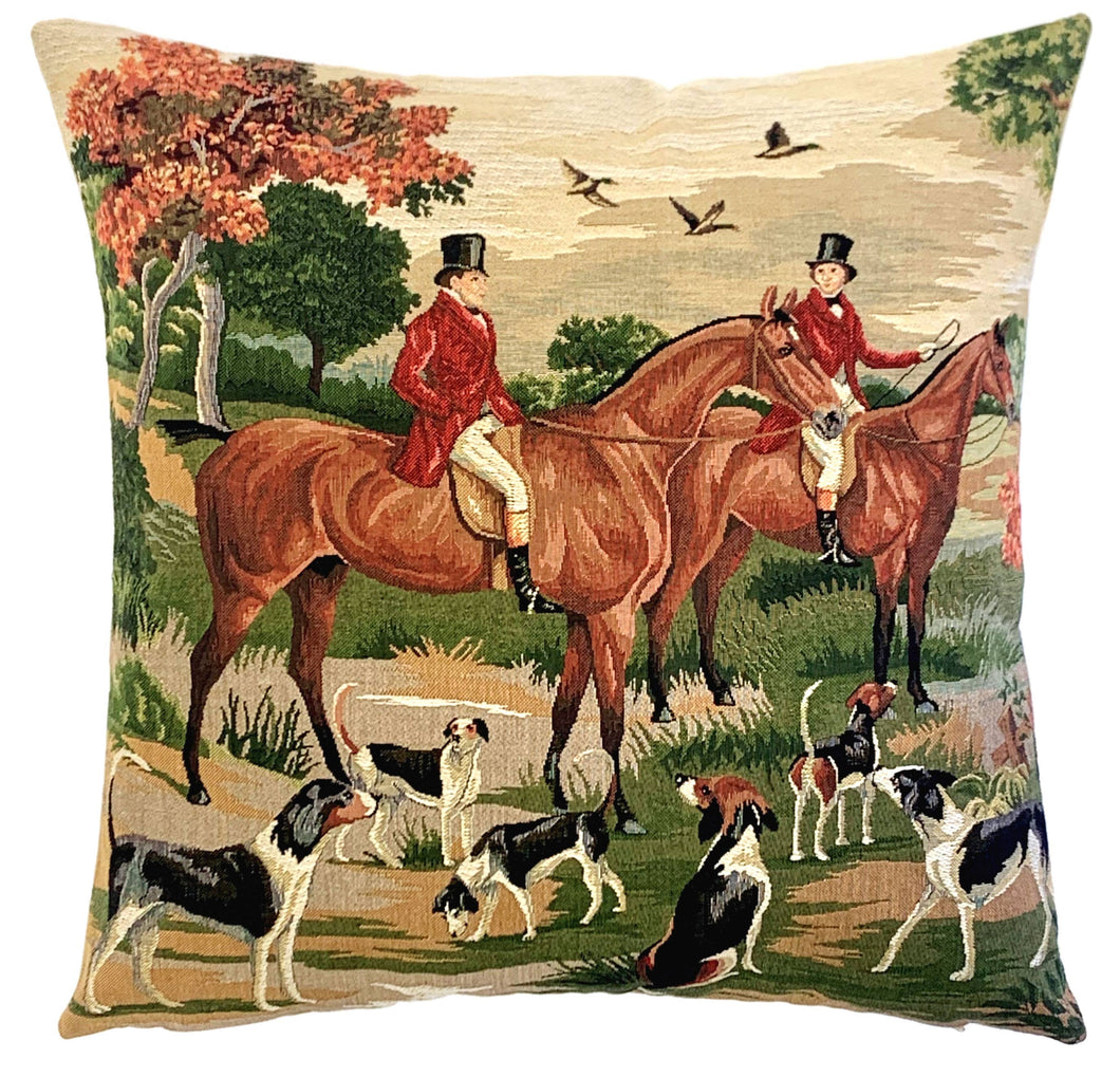 Foxhunt pillow - Foxhunter facing right or left
