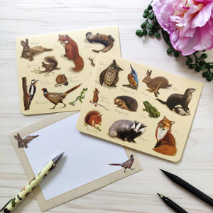 Notecard Writing Set - Wildlife