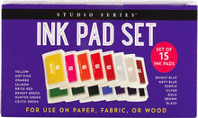 Load image into Gallery viewer, Studio Series Ink Pad Set (15 colors)