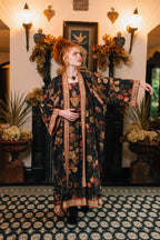 Heart of Gold Opera Duster Kimono Robe w/ Sacred Heart