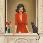 Sylvie and Peridot. 12"x15.5" Art Print