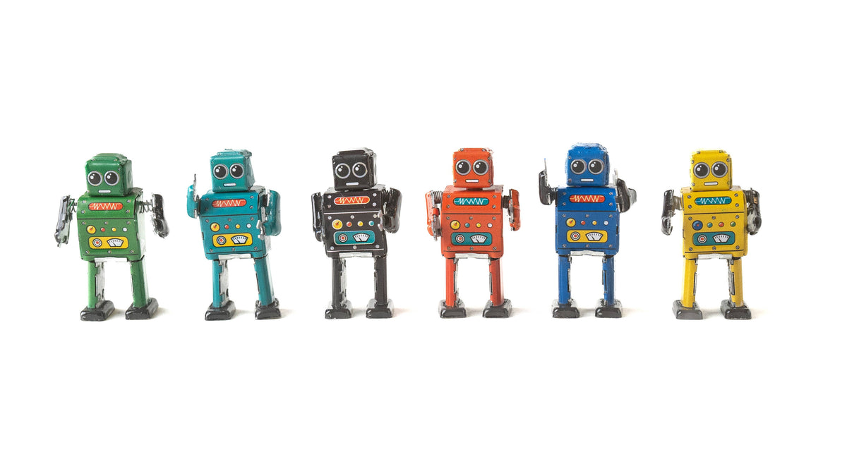 Tinplate Mini Robot Item (Display: 27 Units)
