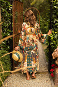 Stay Gold Opera Duster Kimono Robe w/ Rabbit & Bees