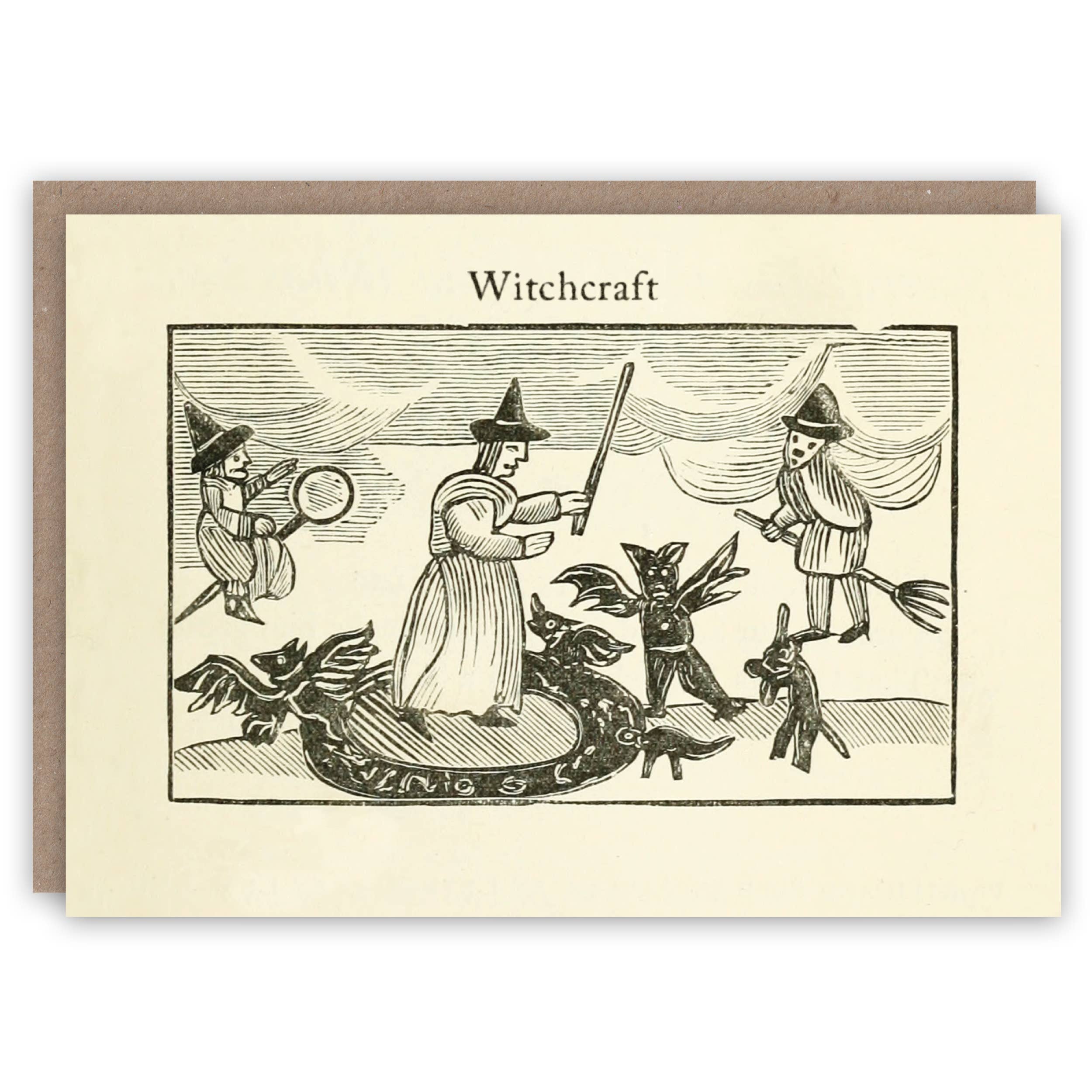 Witchcraft greeting card