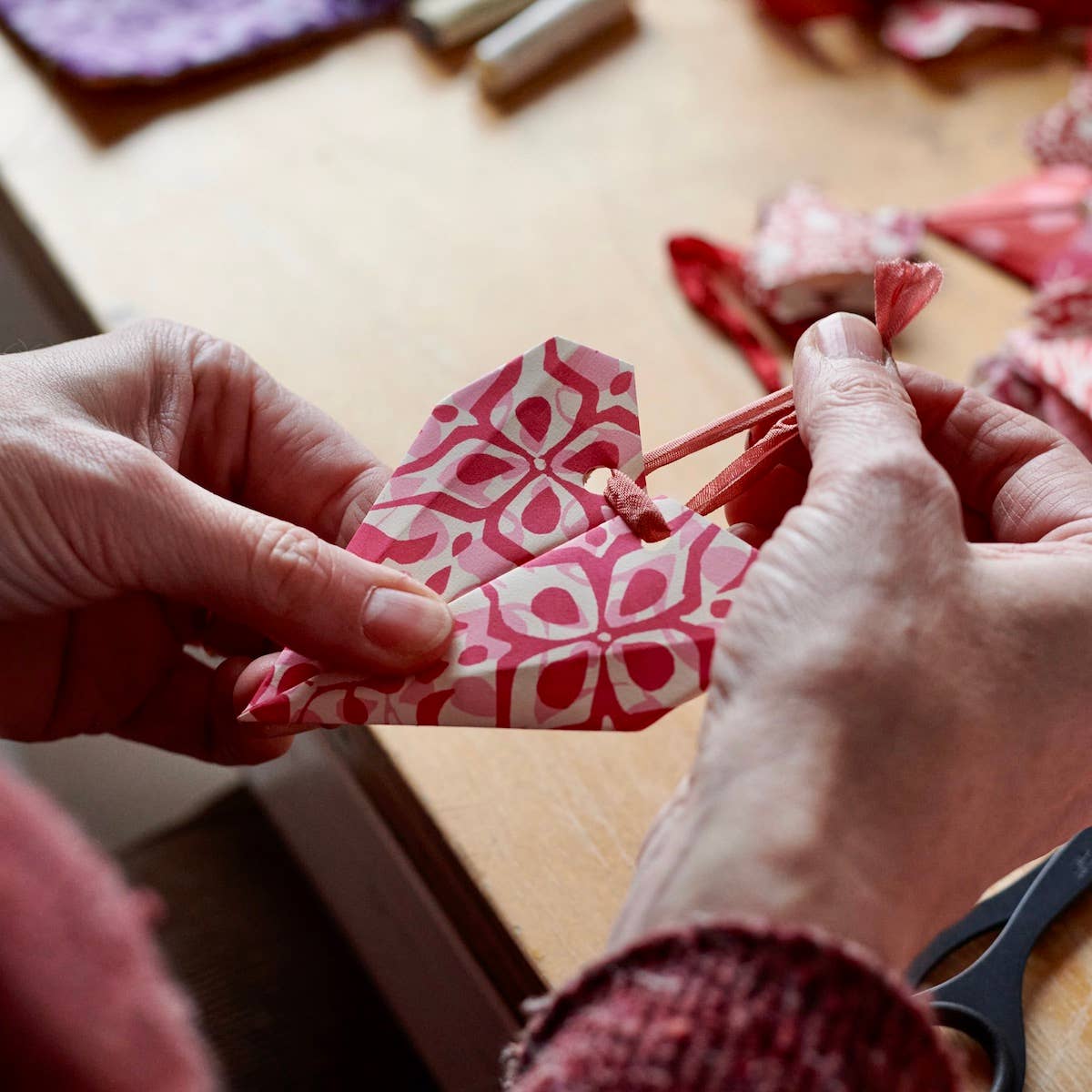 Origami Heart Bunting Kit