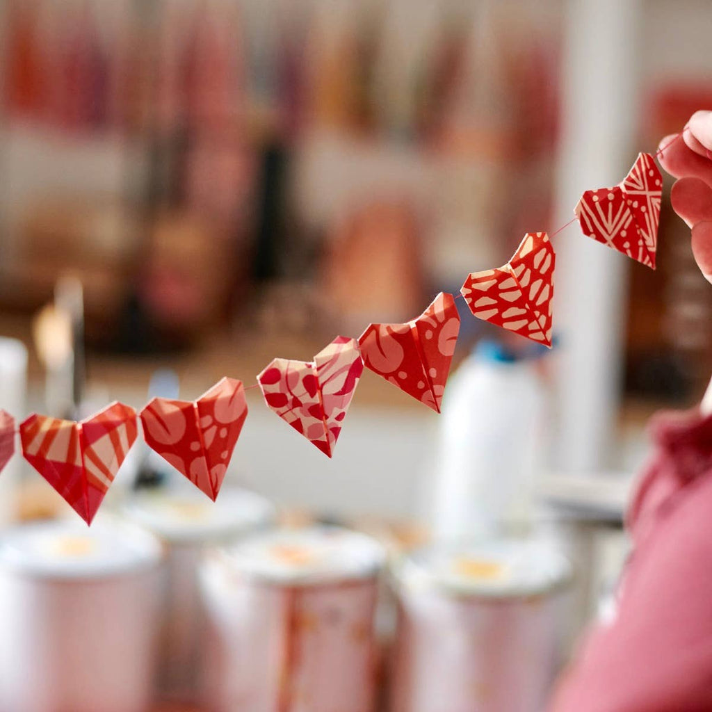 Origami Heart Bunting Kit