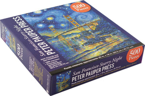 San Francisco Starry Night 500 Piece Jigsaw Puzzle