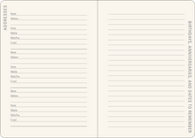 Load image into Gallery viewer, address and birthday pages