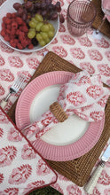 Load image into Gallery viewer, Pia Pink Round Tablecloth: Round 180cm - 71&quot;