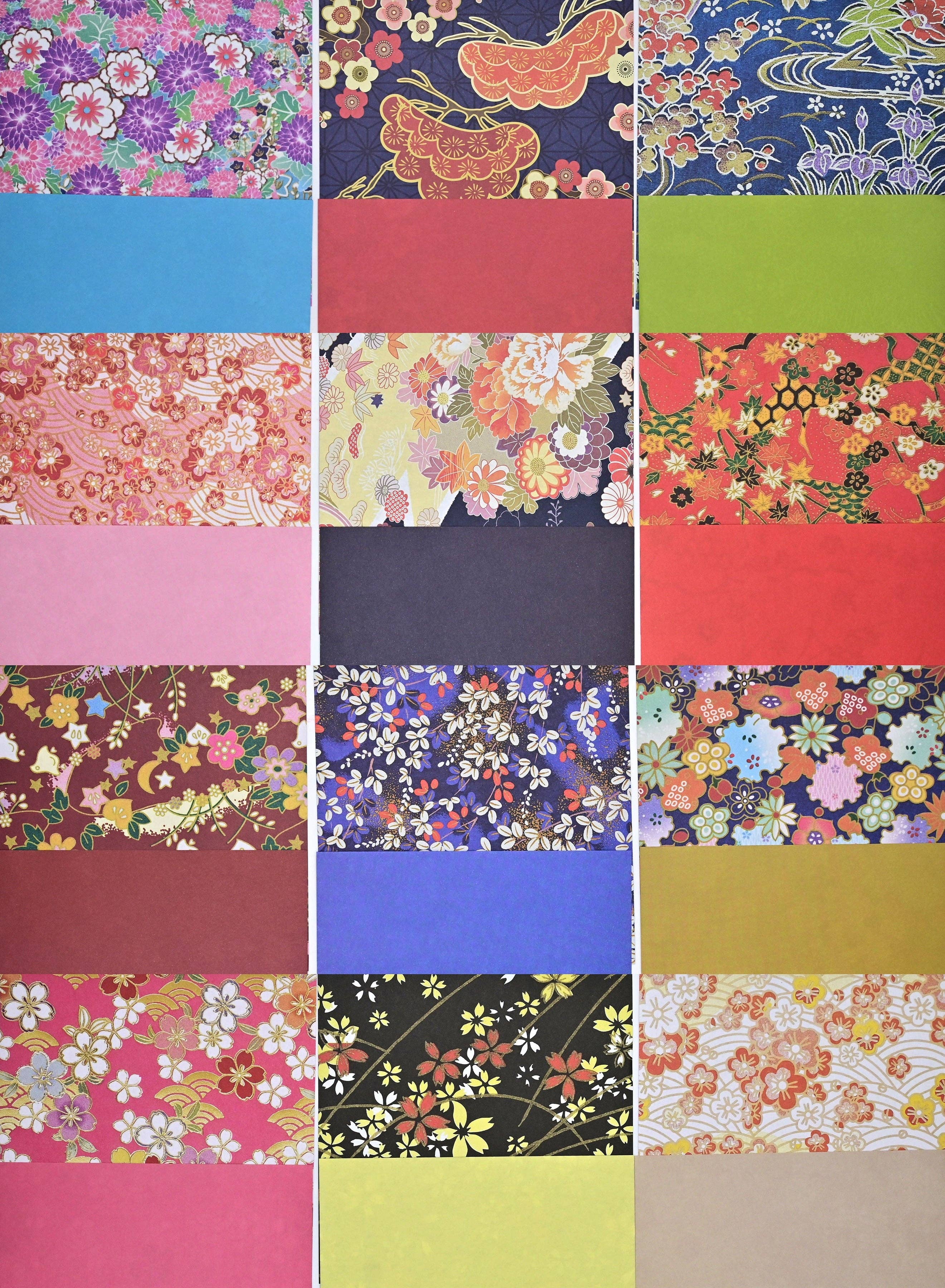 Motifs de papier origami Washi (500 feuilles)