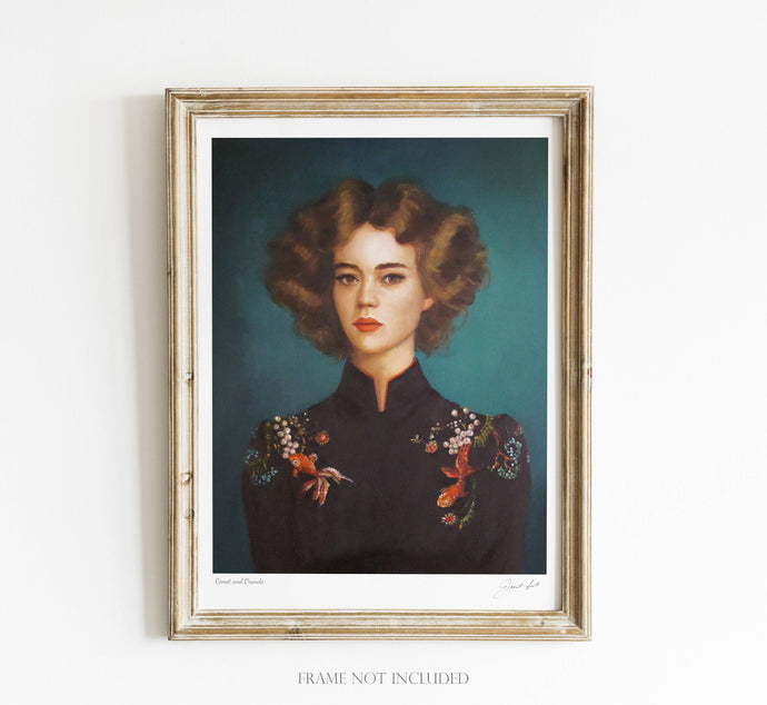 Comet And Oranda Art Print - 8.5