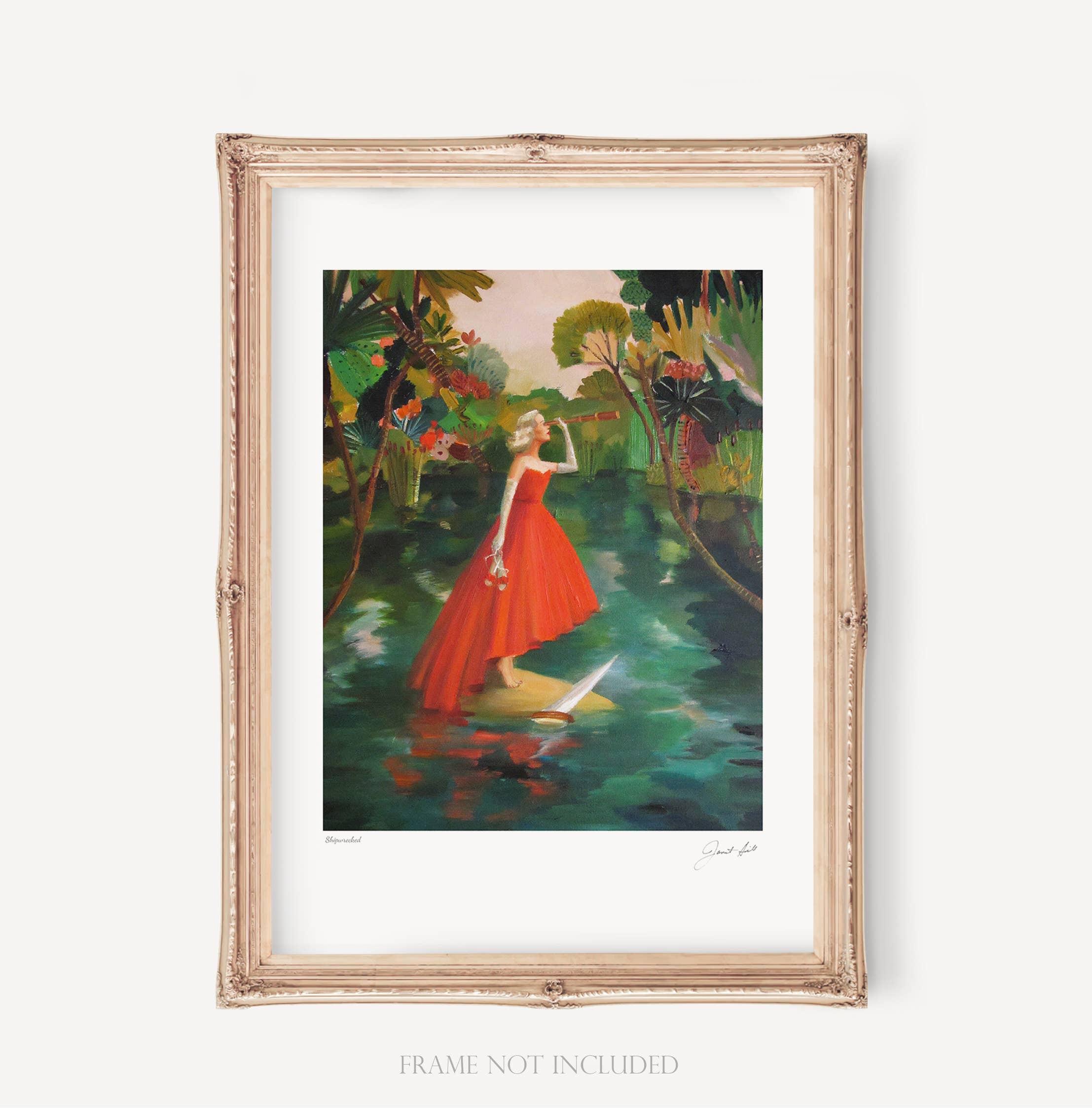 Shipwrecked Art Print - 11" X 14"
