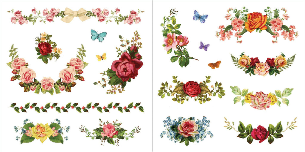Livre d'autocollants Bouquets de plantes (500 autocollants)