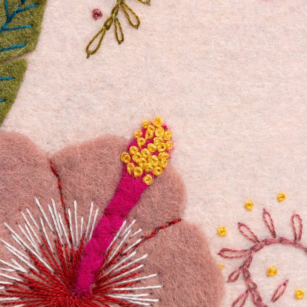 Hummingbird Appliqué Hoop Craft Kit