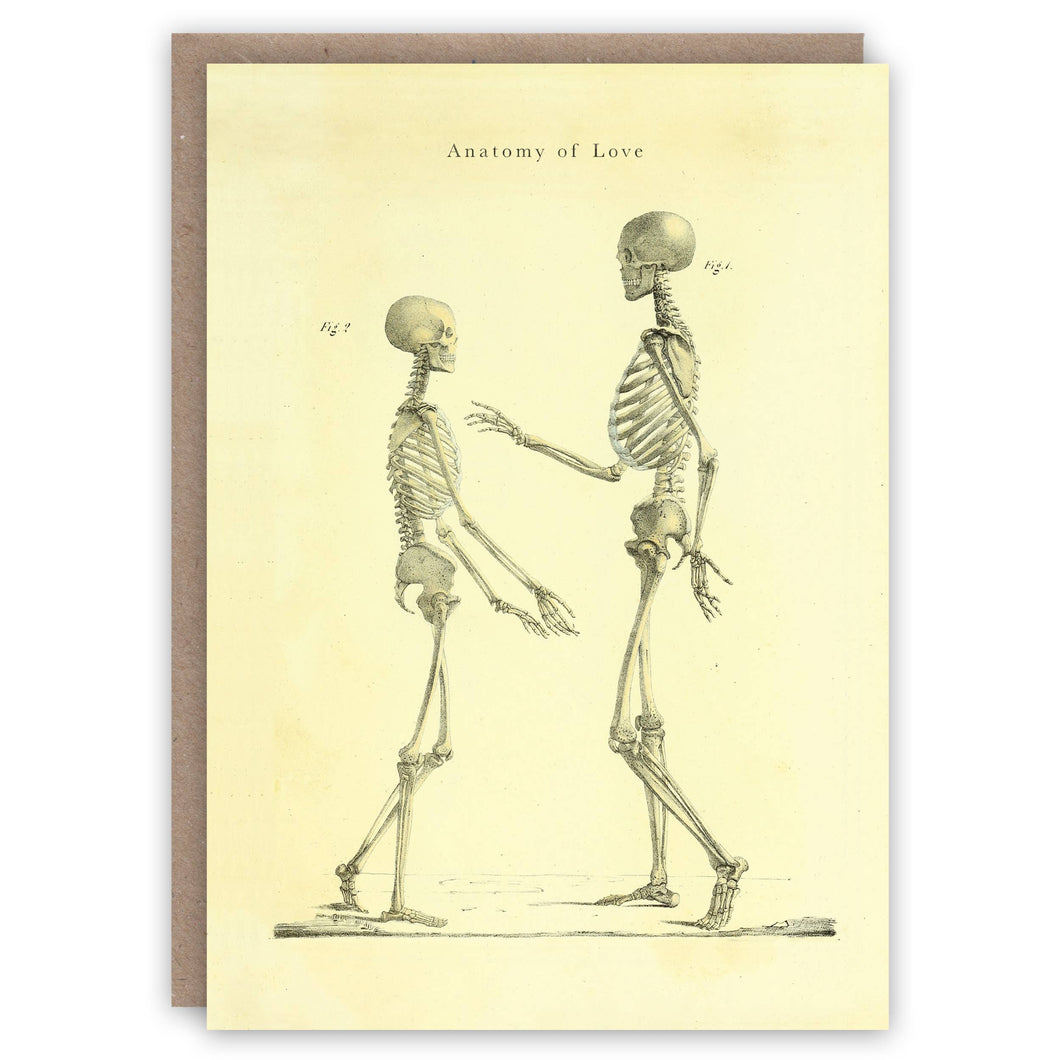 Anatomy of Love greeting card