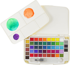 Watercolour paint set. 