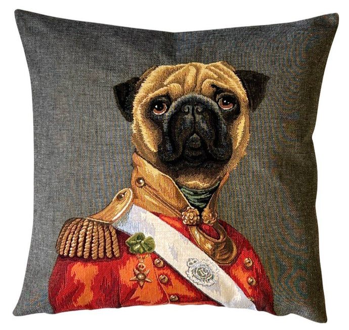 Regal Pug Pillow