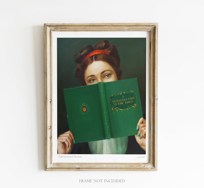 A Victorian's Guide to Time Travel. 8.5x11 Print