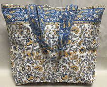Load image into Gallery viewer, Picnic Bag Provence Blue/Yellow