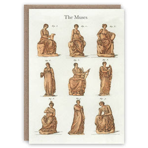 The Muses greeting card
