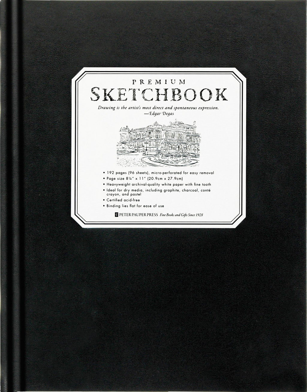 Front cover of Sketchbook. 