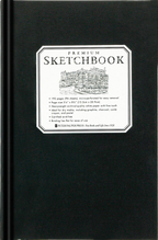 Front cover of sketchbook. 
