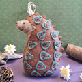 Folk Embroidered Hedgehog Felt Craft Mini Kit