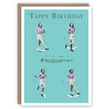 Carte d'anniversaire Triple Time Step