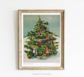 The Peppermint Family Trim The Tree Art Print - 8.5" X 11"