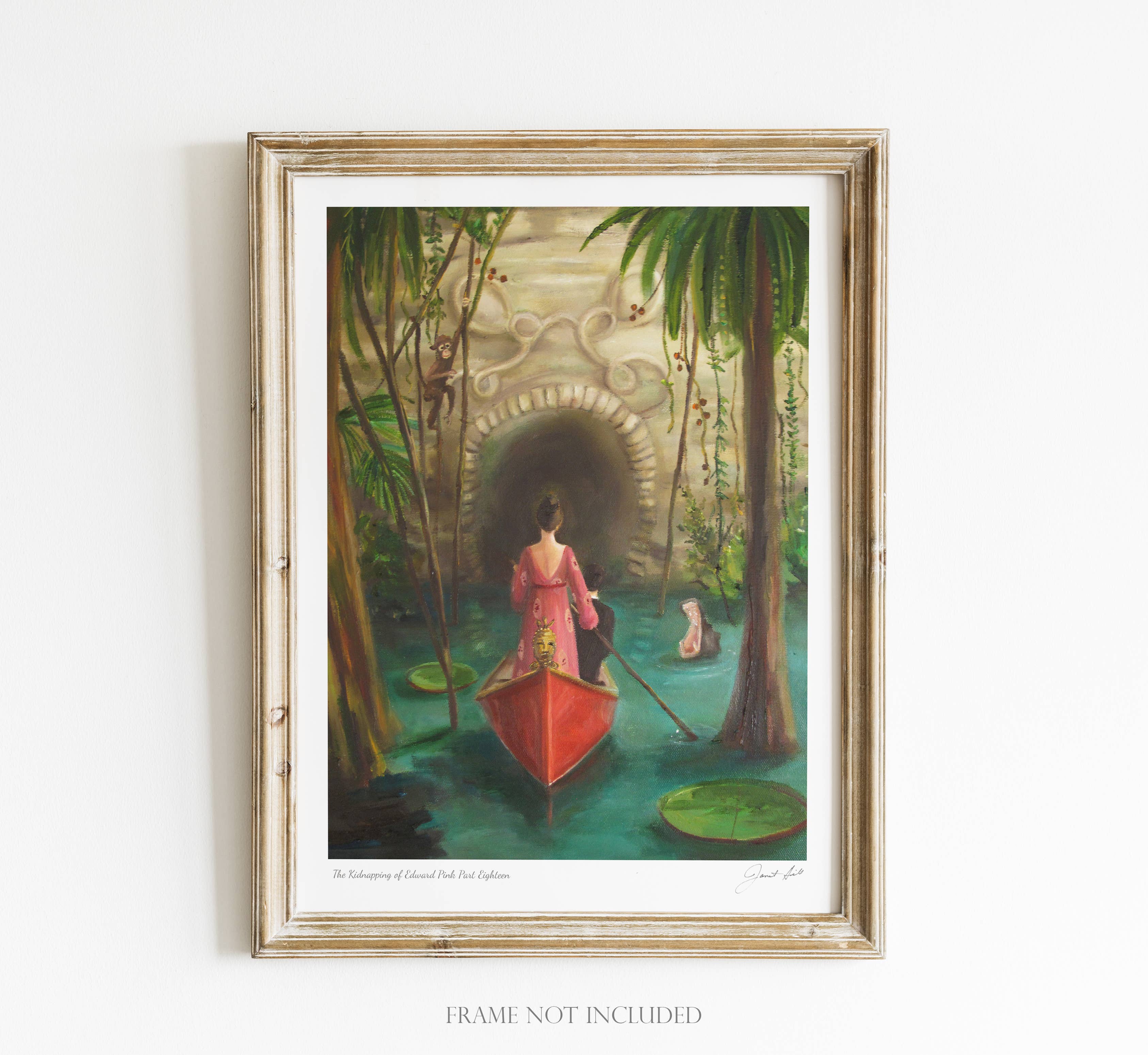 L'enlèvement d'Edward Pink. Partie 18. Impression d'art 8,5"x11"