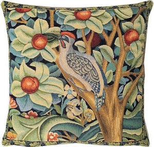 Orchard Woodpecker Pillow by William Morris