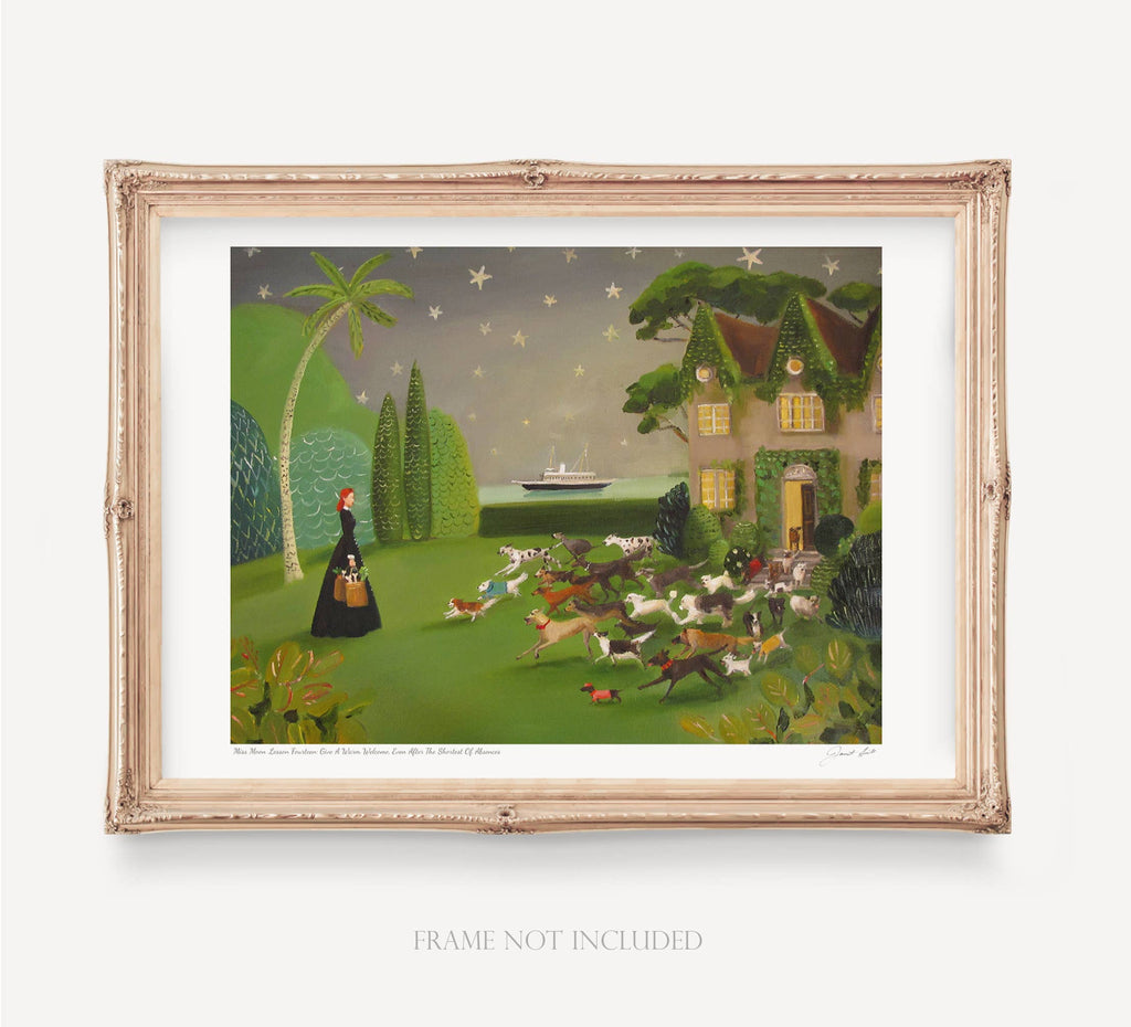 Leçon quatorze de Miss Moon - 12" X 15,5"