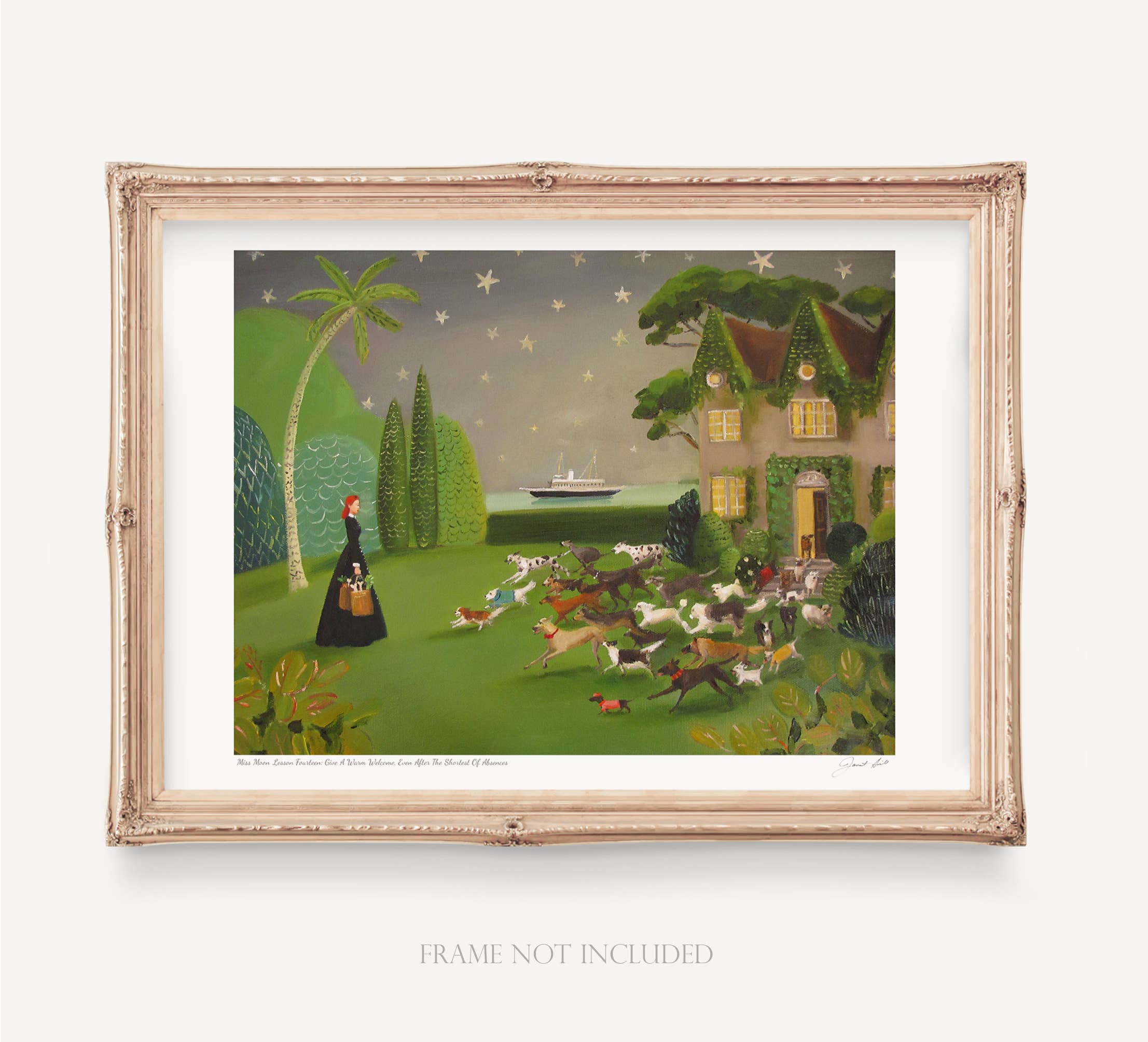 Leçon quatorze de Miss Moon - 12" X 15,5"