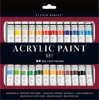 Ensemble de peinture acrylique Studio Series (24 couleurs)