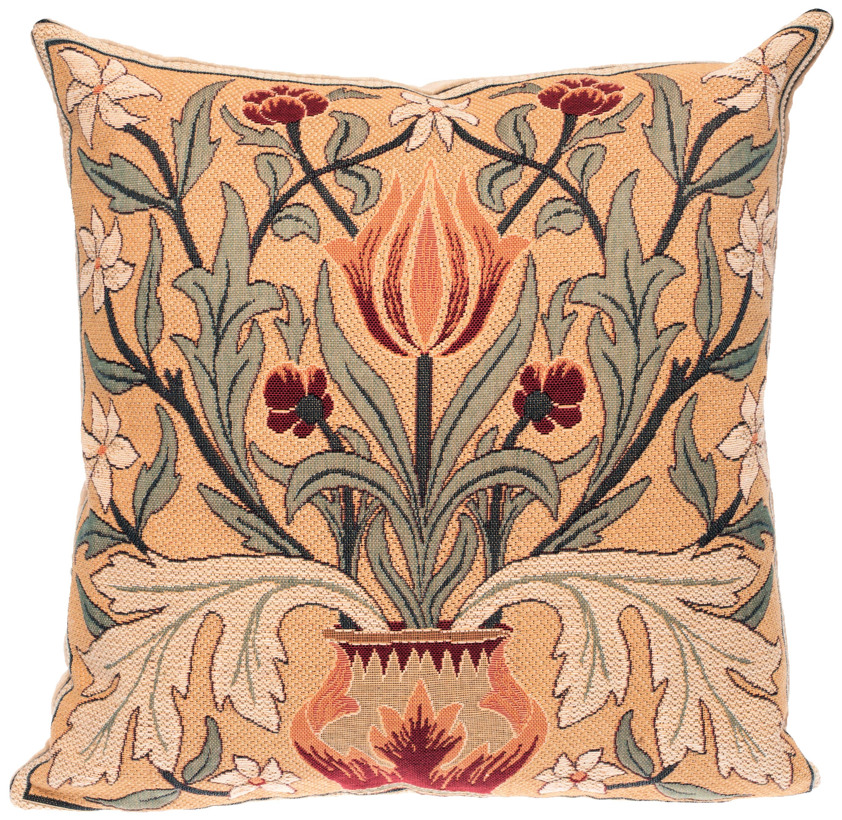 Coussin Tulipe de William Morris