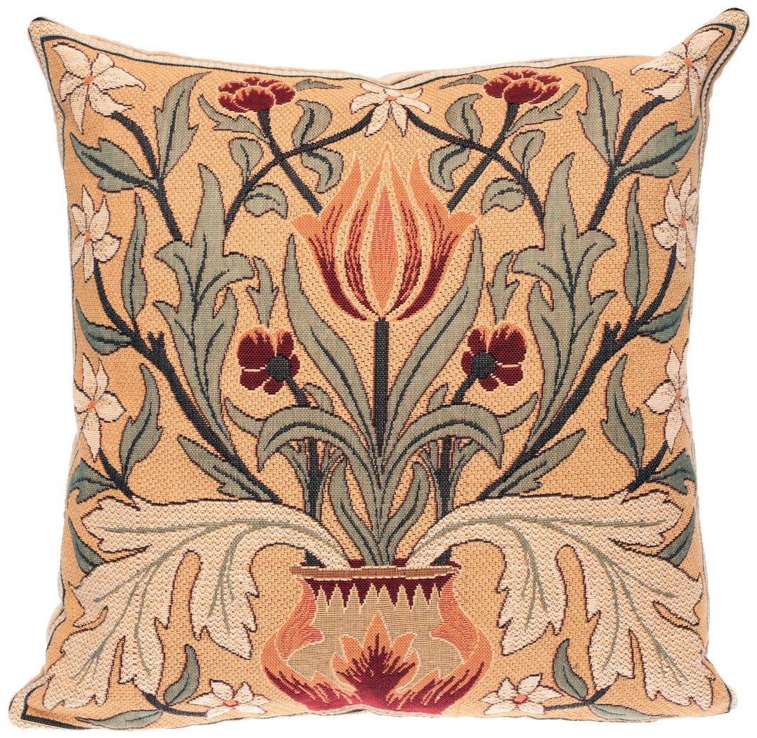 Tulip Pillow by William Morris