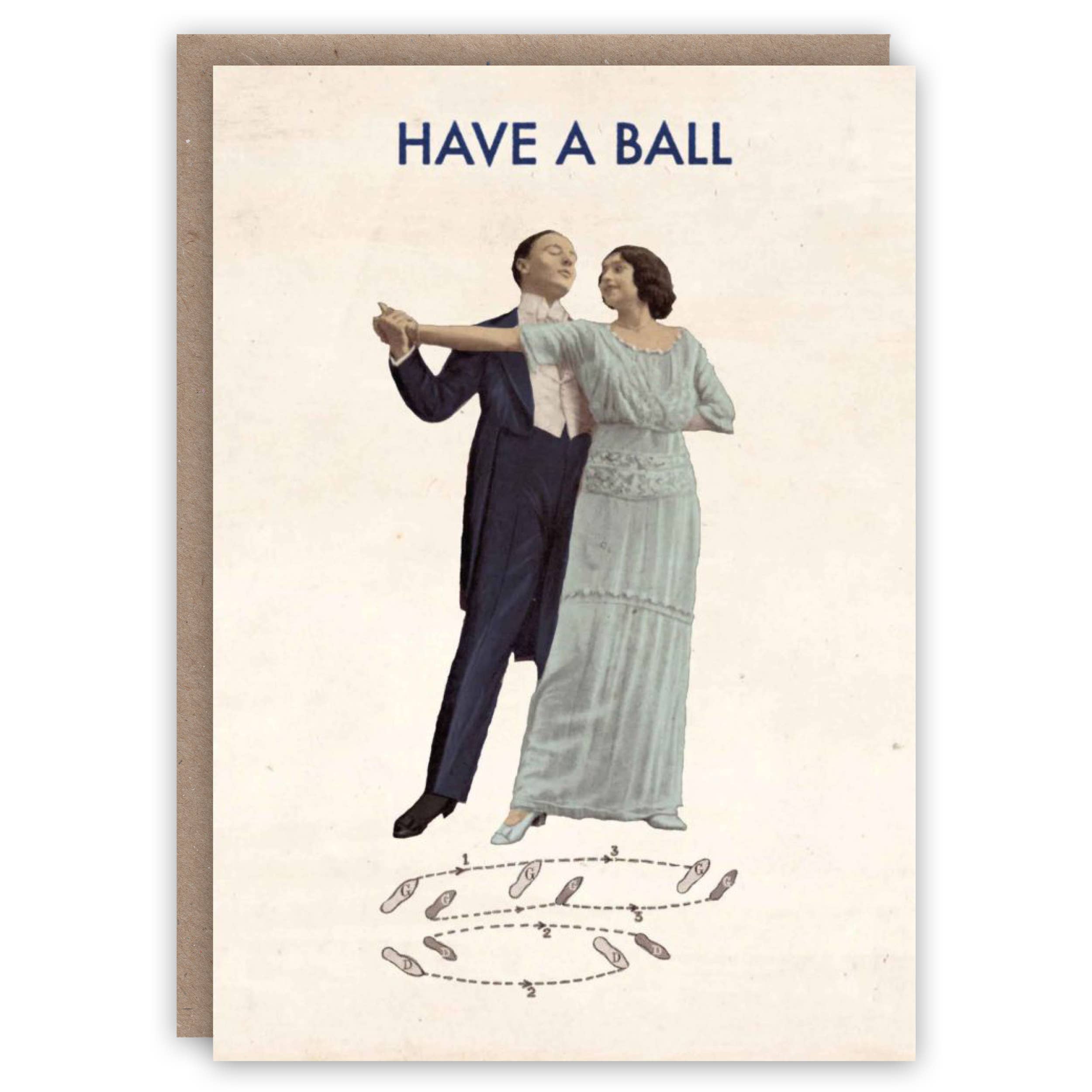 Carte de vœux "Have a Ball"